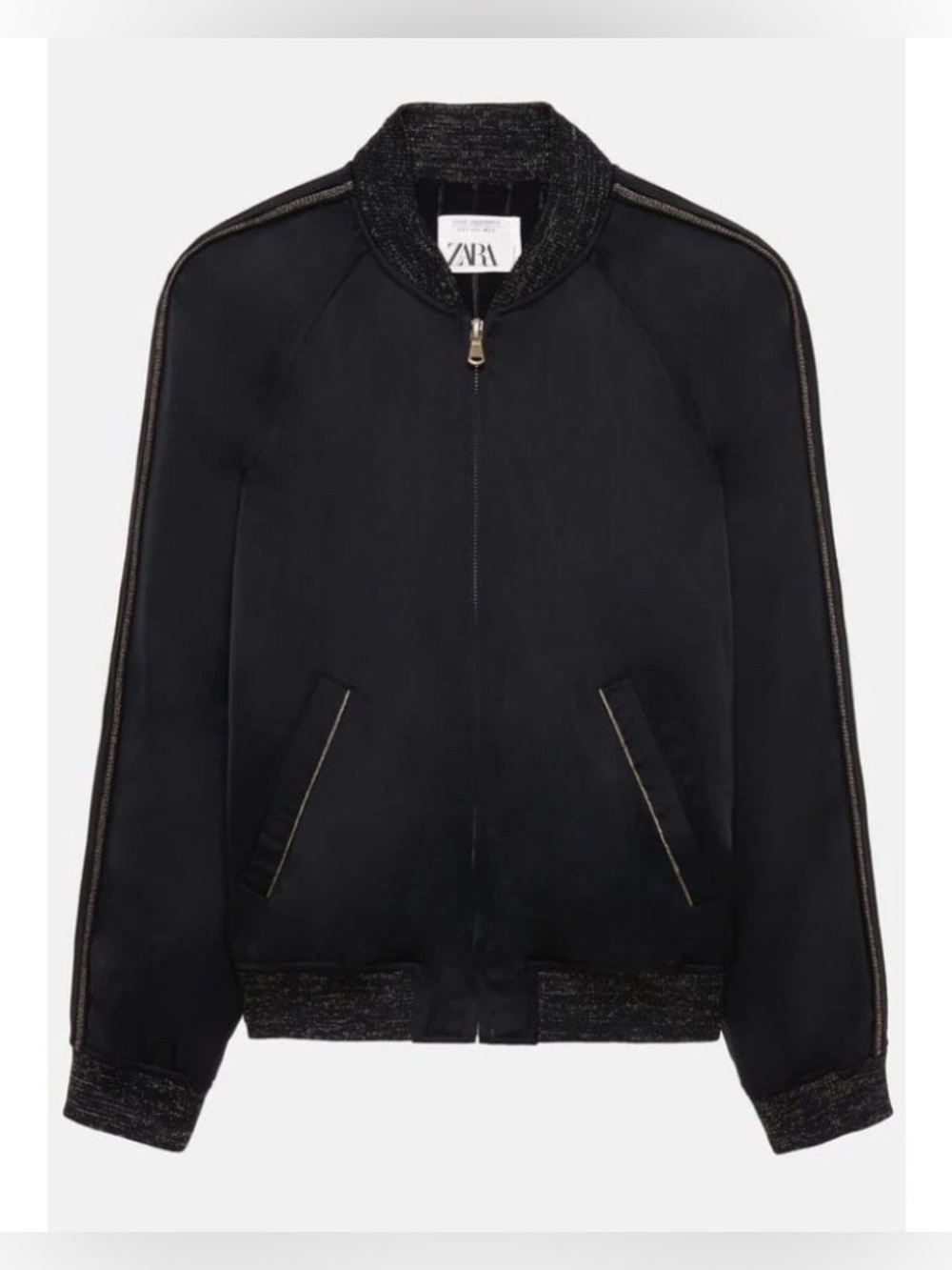 Zara - NEW - Limited Edition Studio Collection Embroidered Bomber Jacket